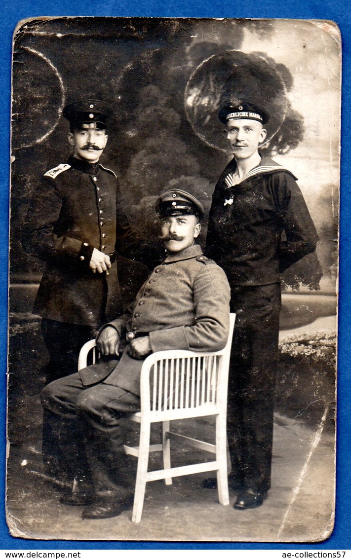 Carte Photo  -    Soldats Allemands  - Oldenburg  -  30/7/1916 - Guerre 1914-18