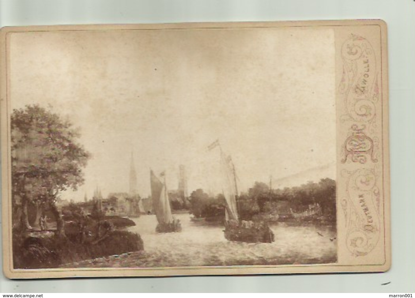 Foto Op Karton - Nederland - Zwolle  11/17 Cm Photographisch  Deutmann - Anciennes (Av. 1900)