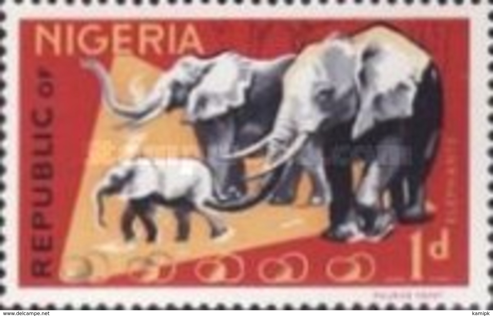 USED STAMPS Nigeria - Animals	 -1965 - Nigeria (1961-...)