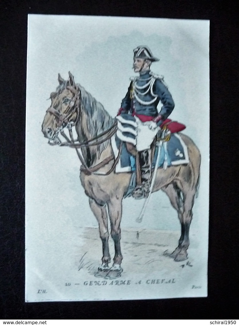 Paris Hergestellt Frankreich Gendarme A Cheval Ca. 1910 ? Sammlungsaufl. - Uniformen