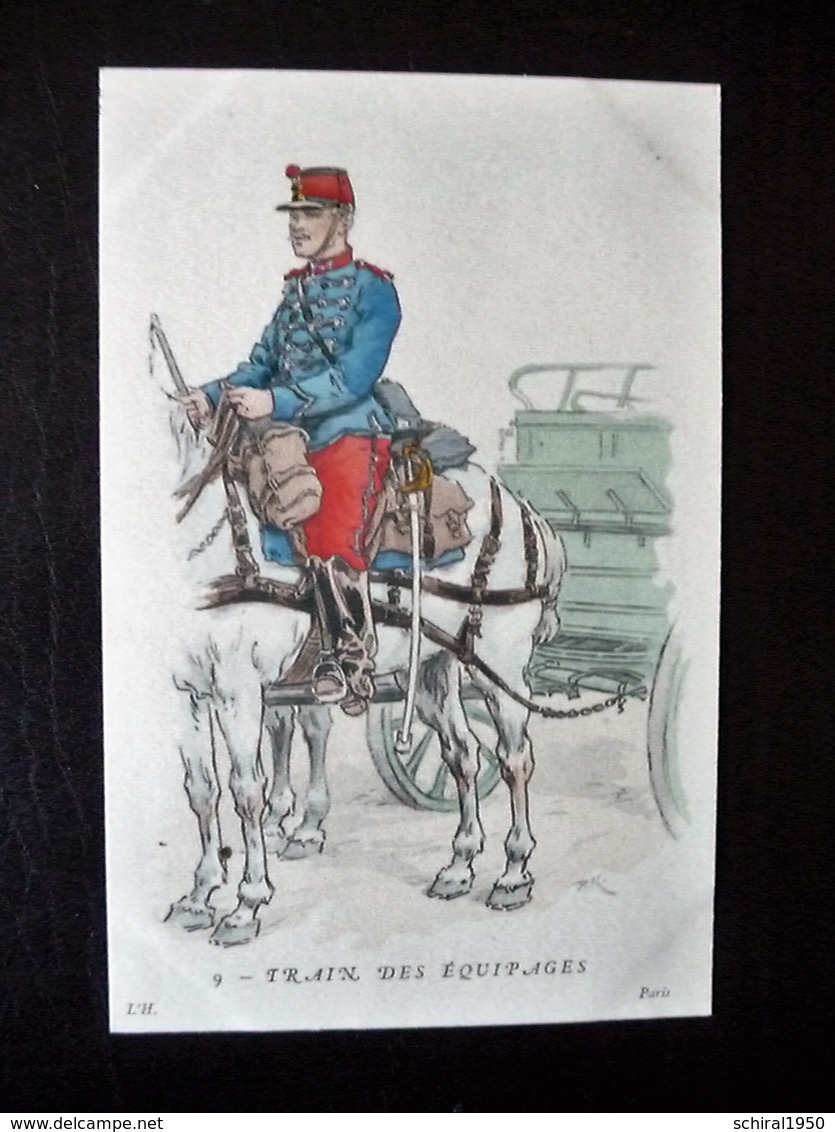 Paris Hergestellt Frankreich Train Des Equitages Ca. 1910 ? Sammlungsaufl. - Uniformen