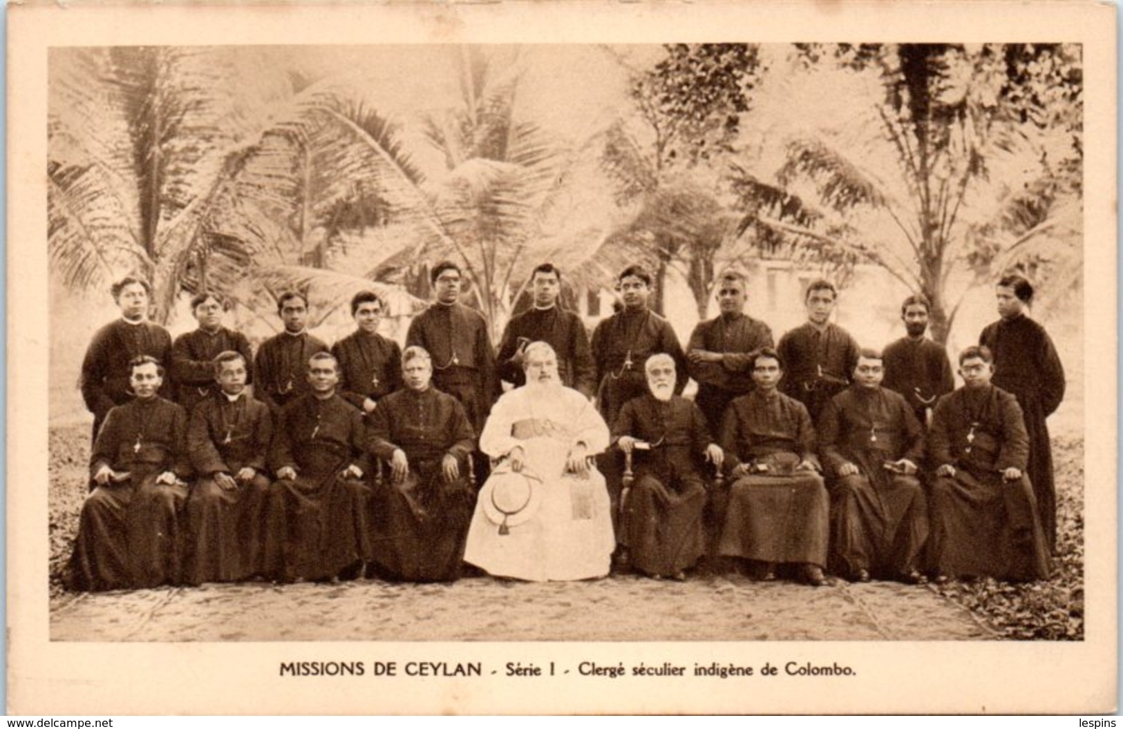 ASIE - SRI LANKA - CEYLAN -- Mission  - Clergé Séculier  Indigène De Colombo - Sri Lanka (Ceylon)