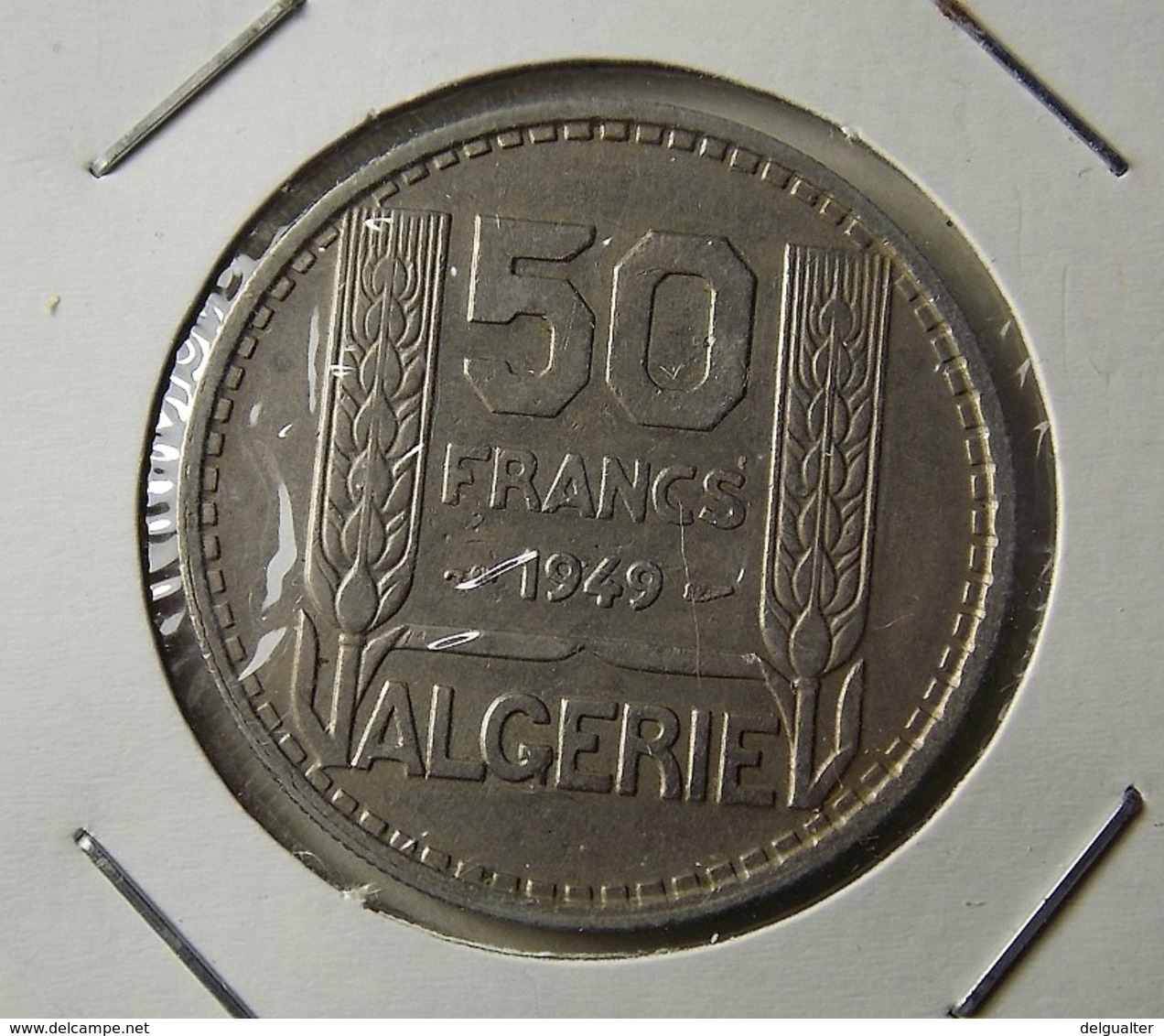 Algeria 50 Francs 1949 Varnished - Algerien