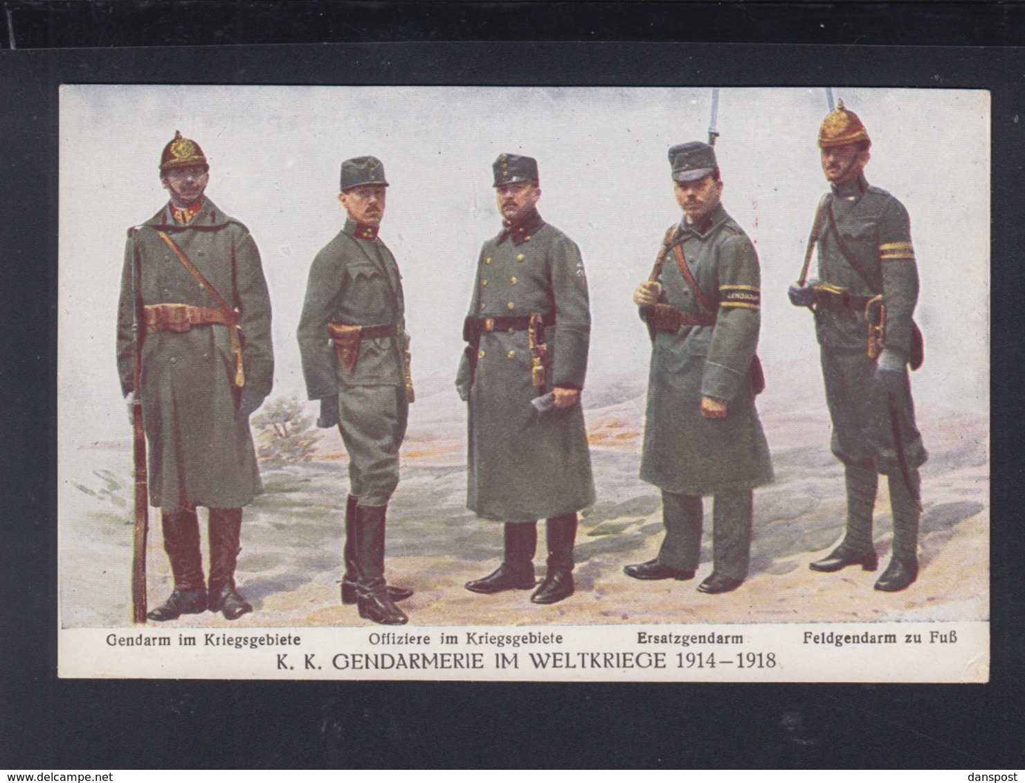 KuK PK Gendarmeria 194-1918 - Weltkrieg 1914-18
