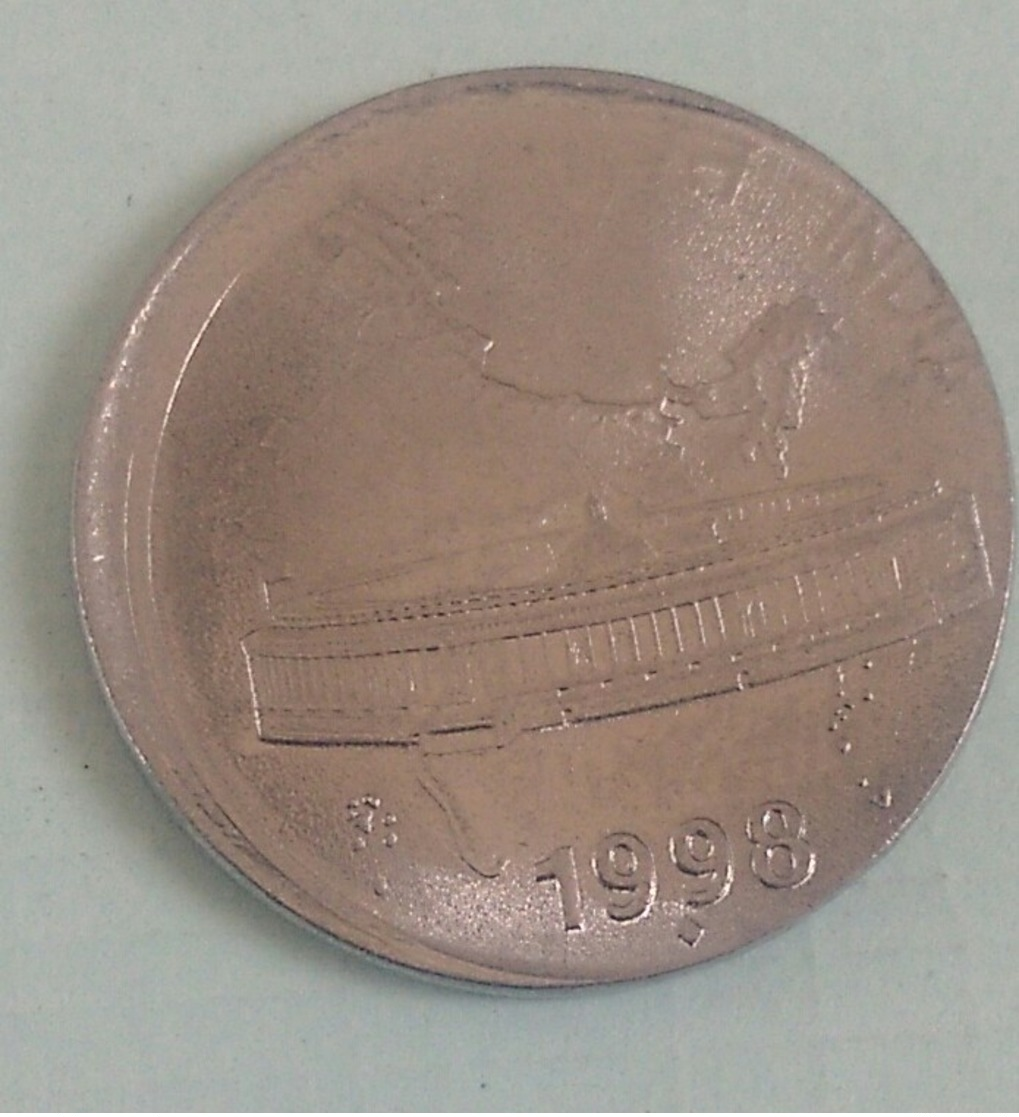 India Indein 1998 Error   50 Paise Coin Bombay  Mint - India