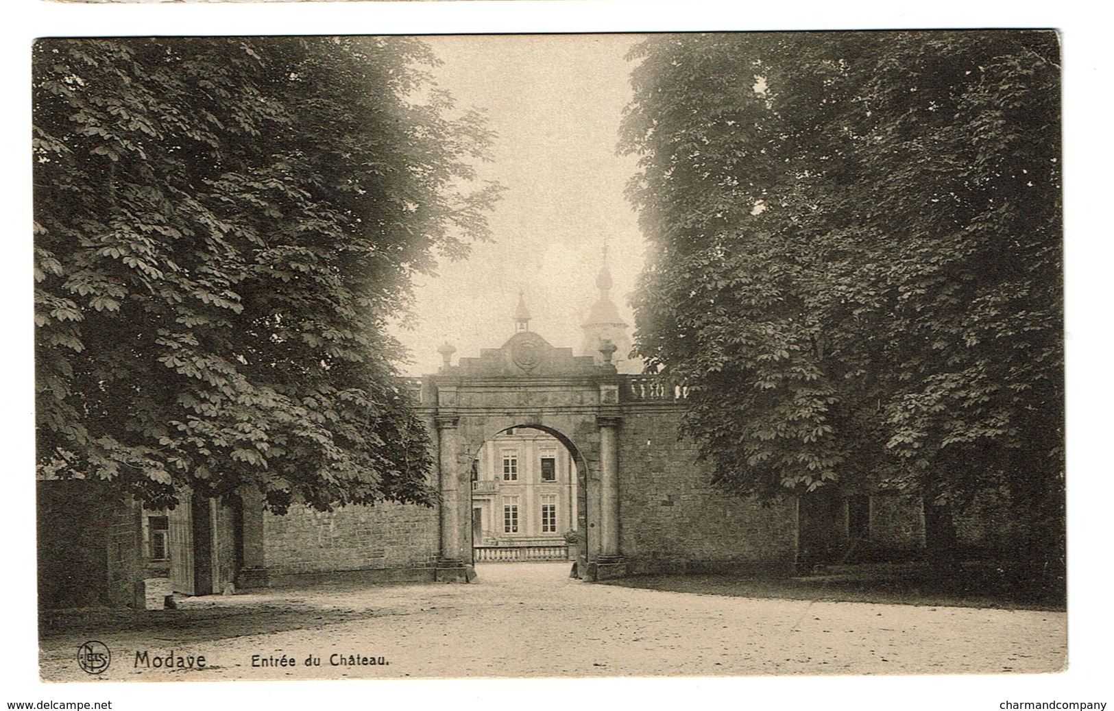 Modave - Entrée Du Château - 1922 - Edit. Hôtel Du Pont De Bonne - 2 Scans - Modave