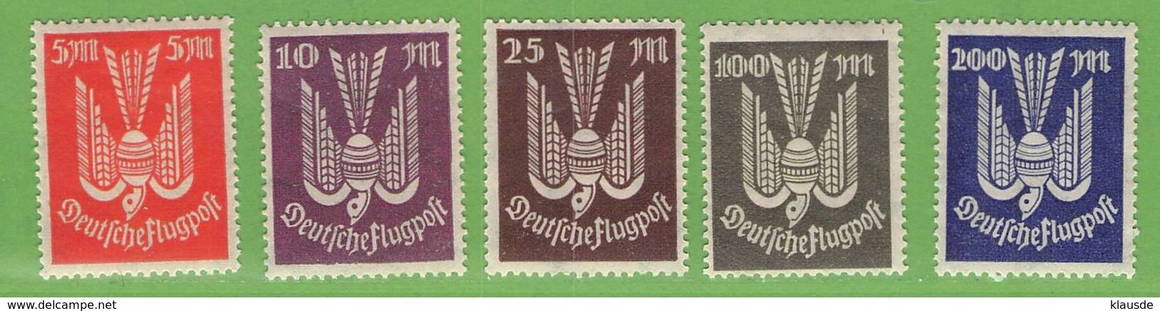 MiNr. 263-267  Xx Deutsches Reich - Ungebraucht