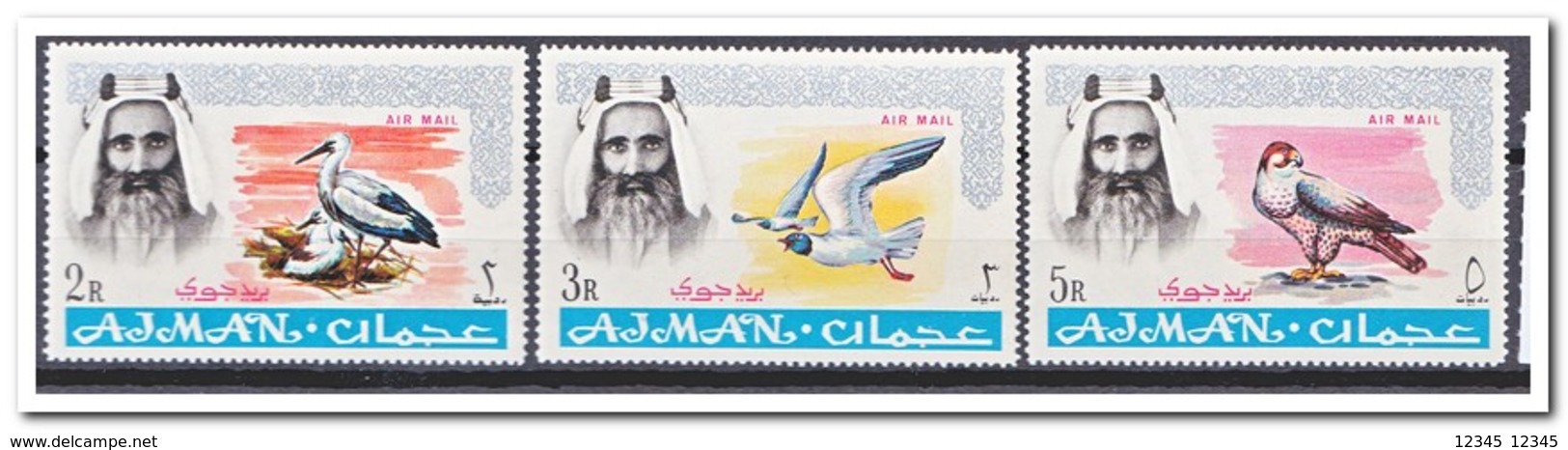 Ajman 1965, Postfris MNH, Birds - Ajman