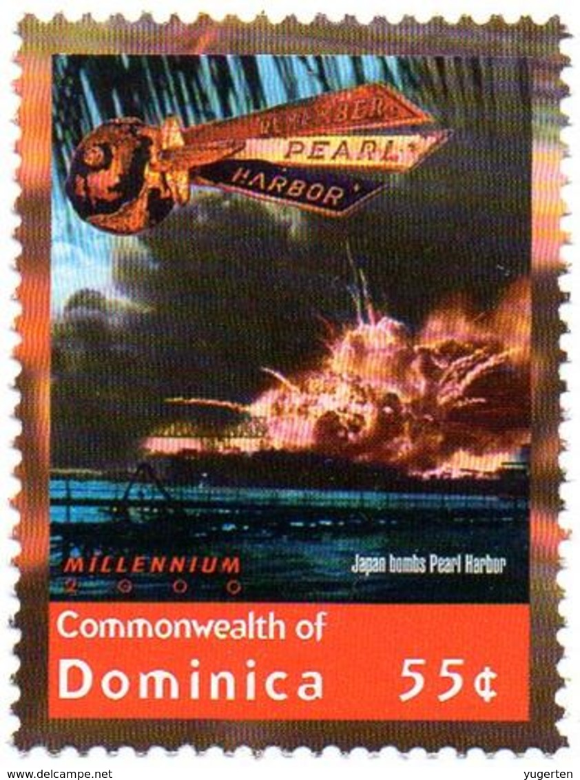 DOMINICA 1v MNH** Japan Bombs Pearl Harbor - War - Krieg - Guerra Harbour - WWII - World War II Bombing - WW2