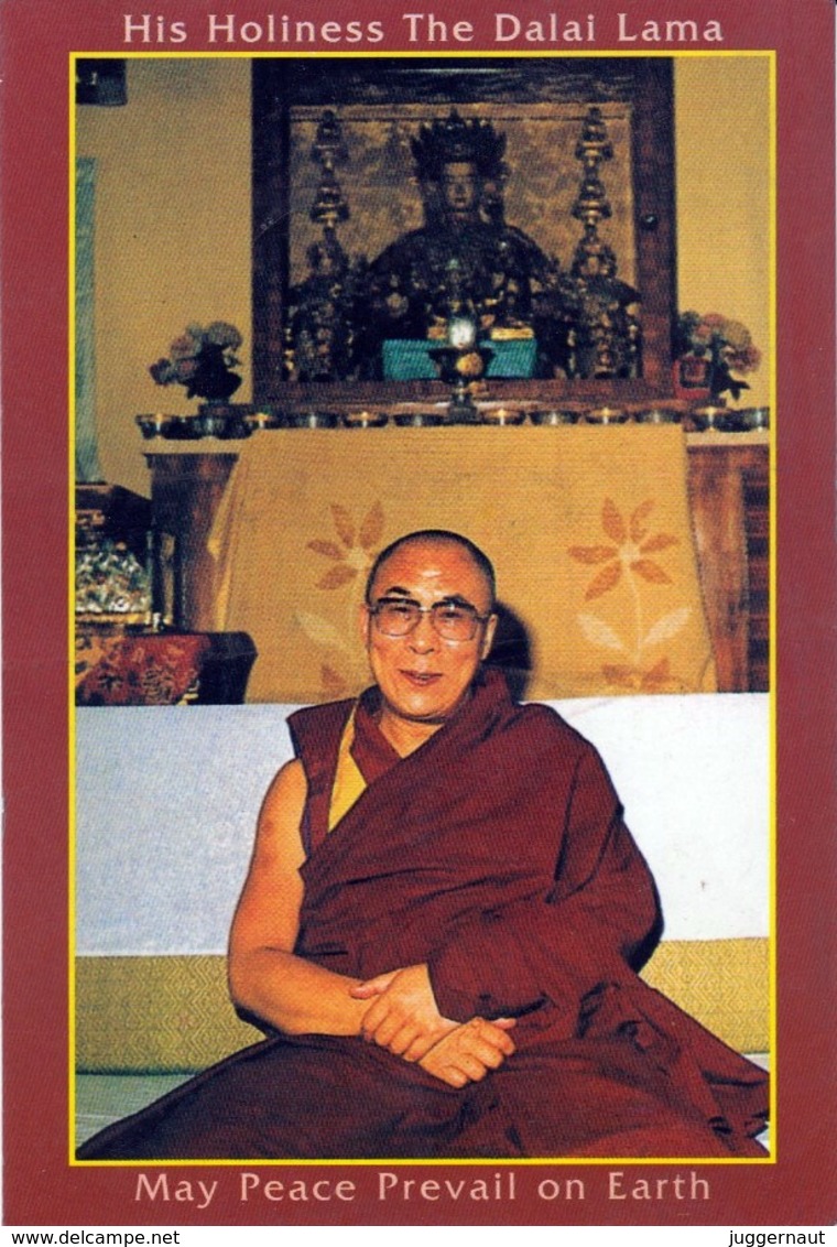 His HOLINESS DALAI LAMA POST CARD NEPAL ND MINT - Nobelprijs