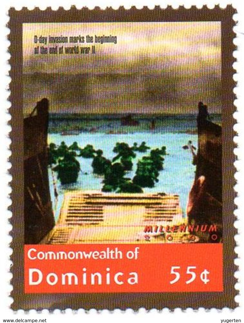 DOMINICA 1v MNH** - D-Day Invasion - Krieg - Guerra Harbour - WWII - World War II - Débarquement Guerre - Guerre Mondiale (Seconde)