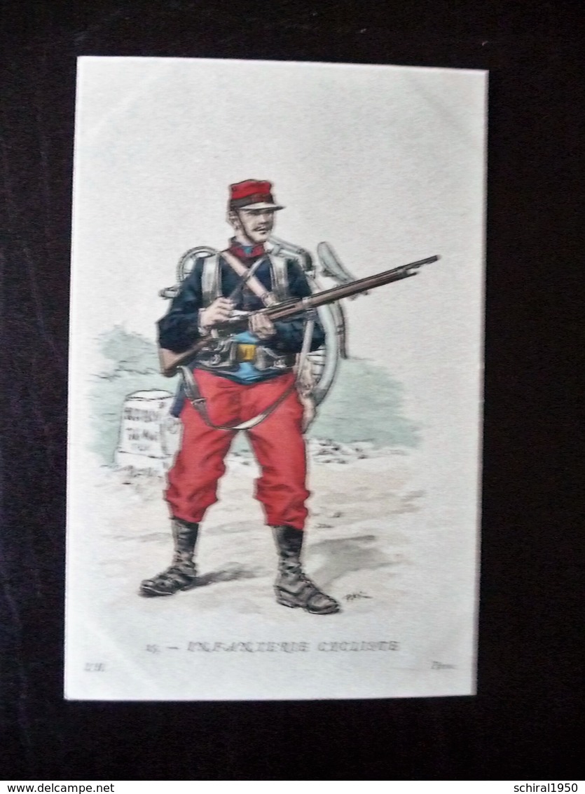 Paris Hergestellt Frankreich Infanterie Cyliste Ca. 1910 ? Sammlungsaufl. - Uniformen