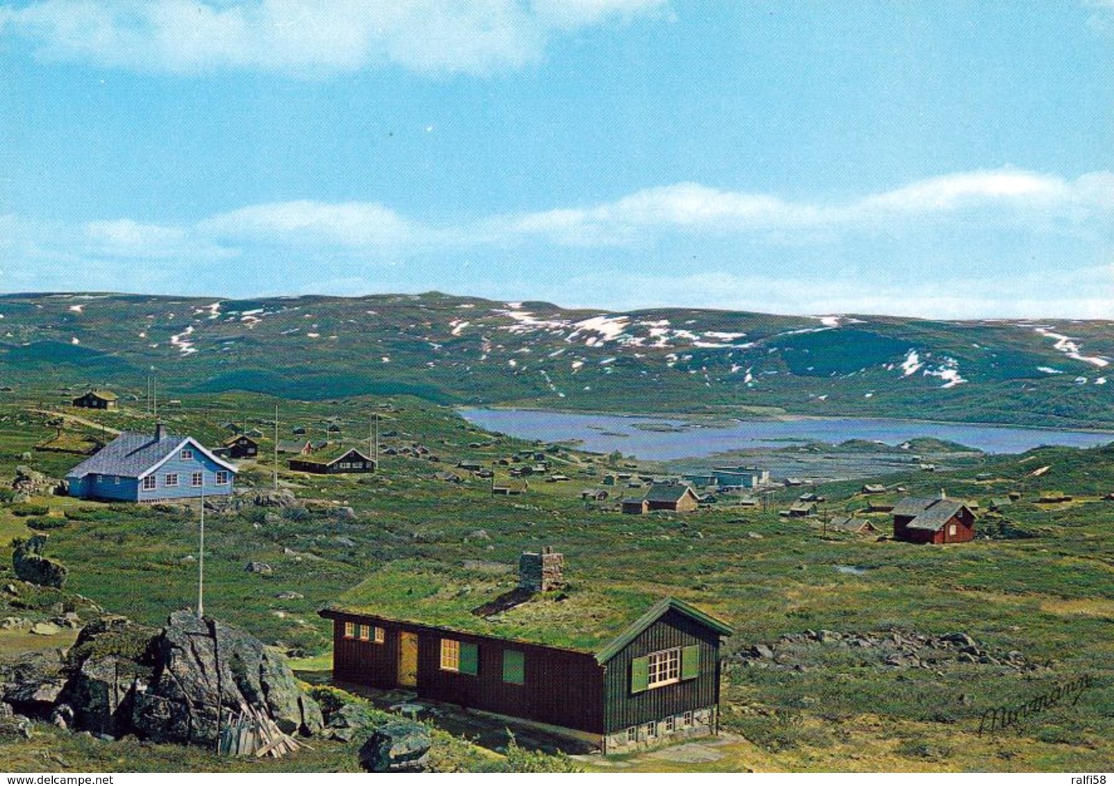 1 AK Norwegen * Die Landschaft Um Den Ort Ustaoset - In Der Provinz Buskerud * - Norwegen