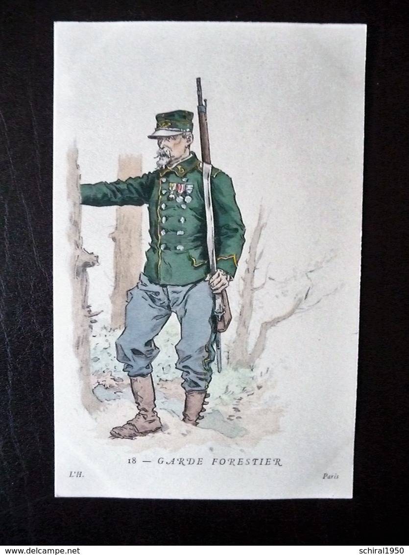 Paris Hergestellt Frankreich Garde Forestier Ca. 1910 ? Sammlungsaufl. - Uniformen