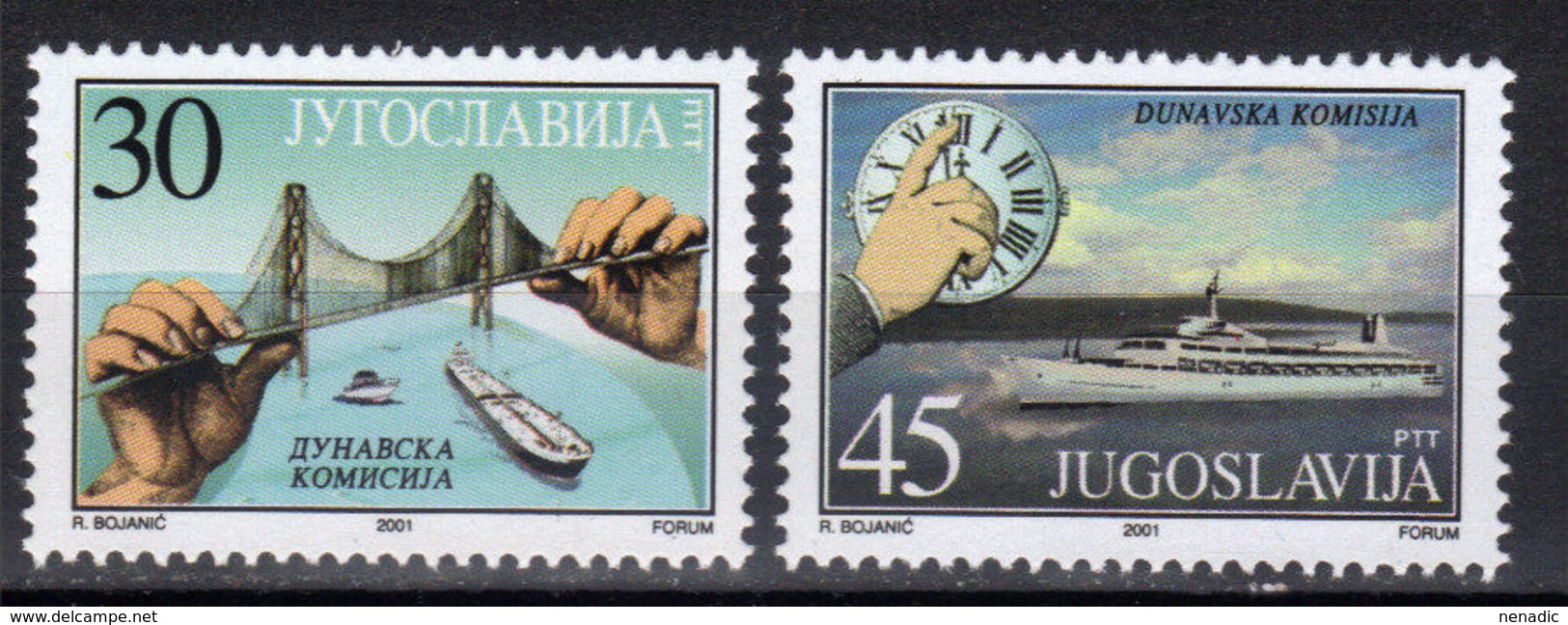 Yugoslavia,Danube Commision 2001.,MNH - Unused Stamps