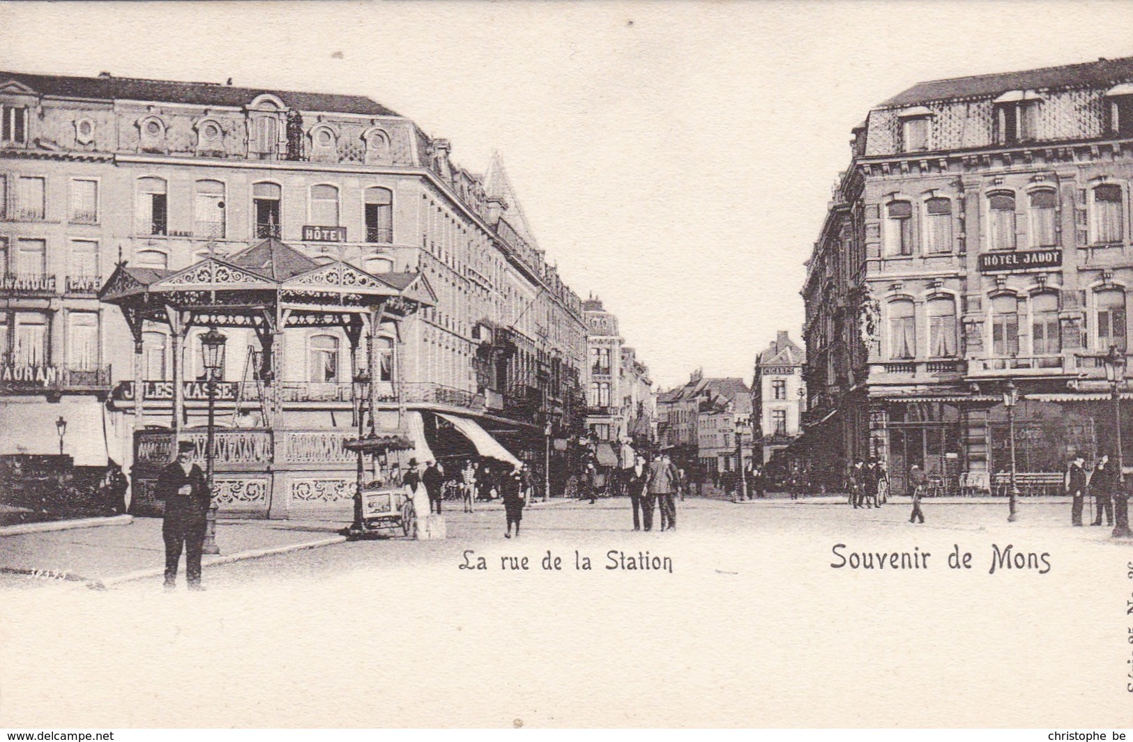 Souvenir De Mons, La Rue De La Station (pk57562) - Mons