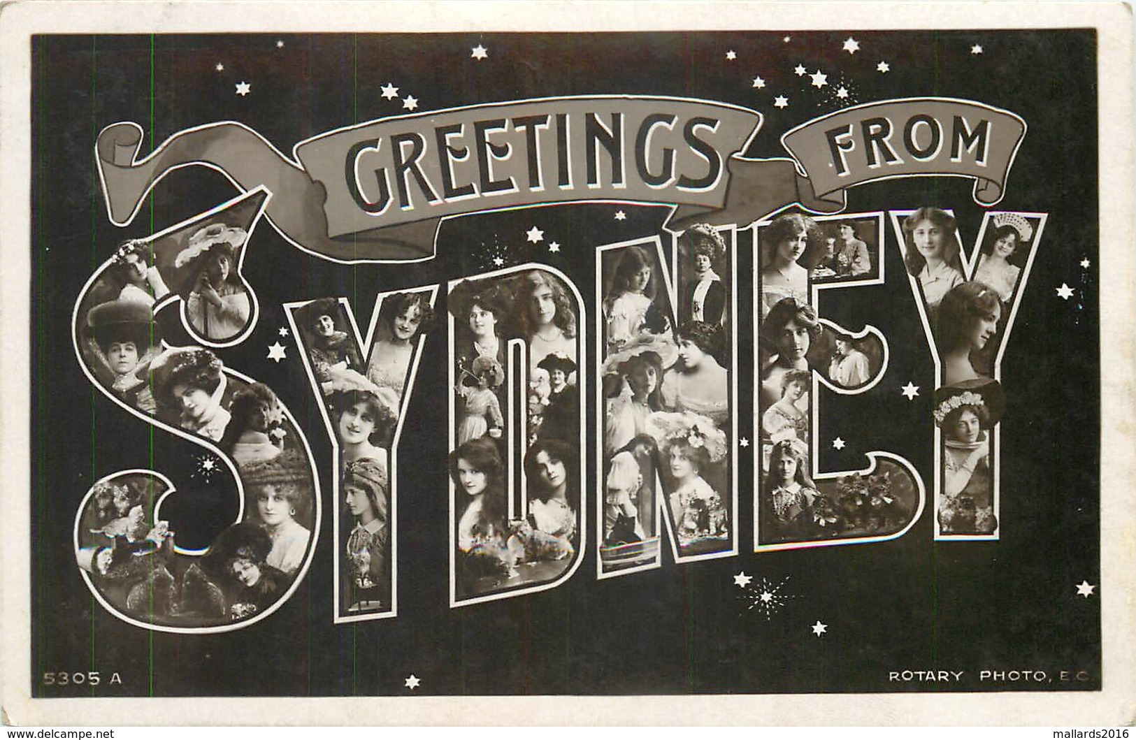 GREETINGS FROM SYDNEY - POSTED IN 1906 NEW SOUTH WALES STAMP  #85844 - Sydney