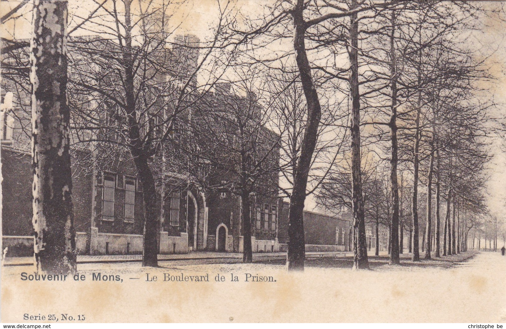 Souvenir De Mons, Le Boulevard De La Prison (pk57570) - Mons