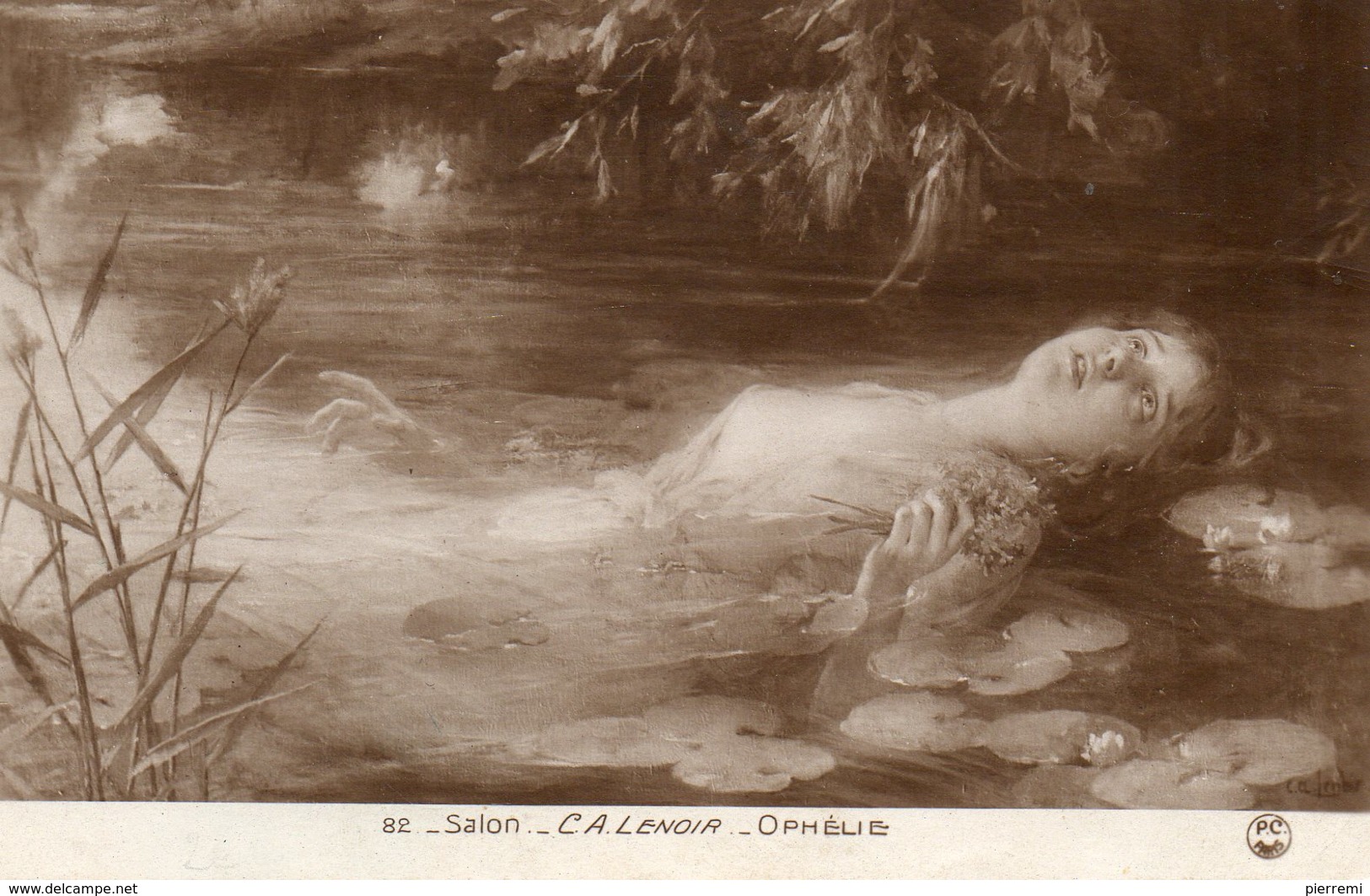 Salon .C.A.LENOIR   OPHELIE - Peintures & Tableaux