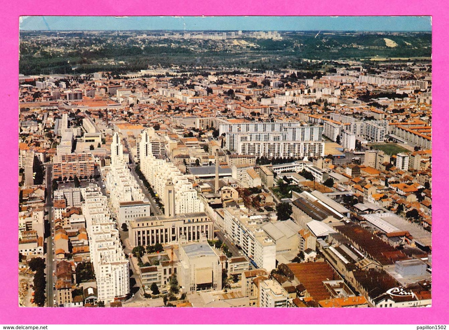 F-69-Villeurbanne-01P14  Vue Aérienne, Les Gratte-ciel, Avenue Henri Barbusse - Villeurbanne