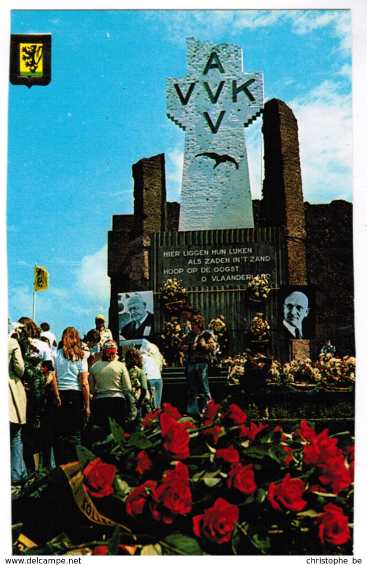 Diksmuide, Het Heldenhuldekruis Tijdens De Bloemenhulde (pk55720) - Diksmuide