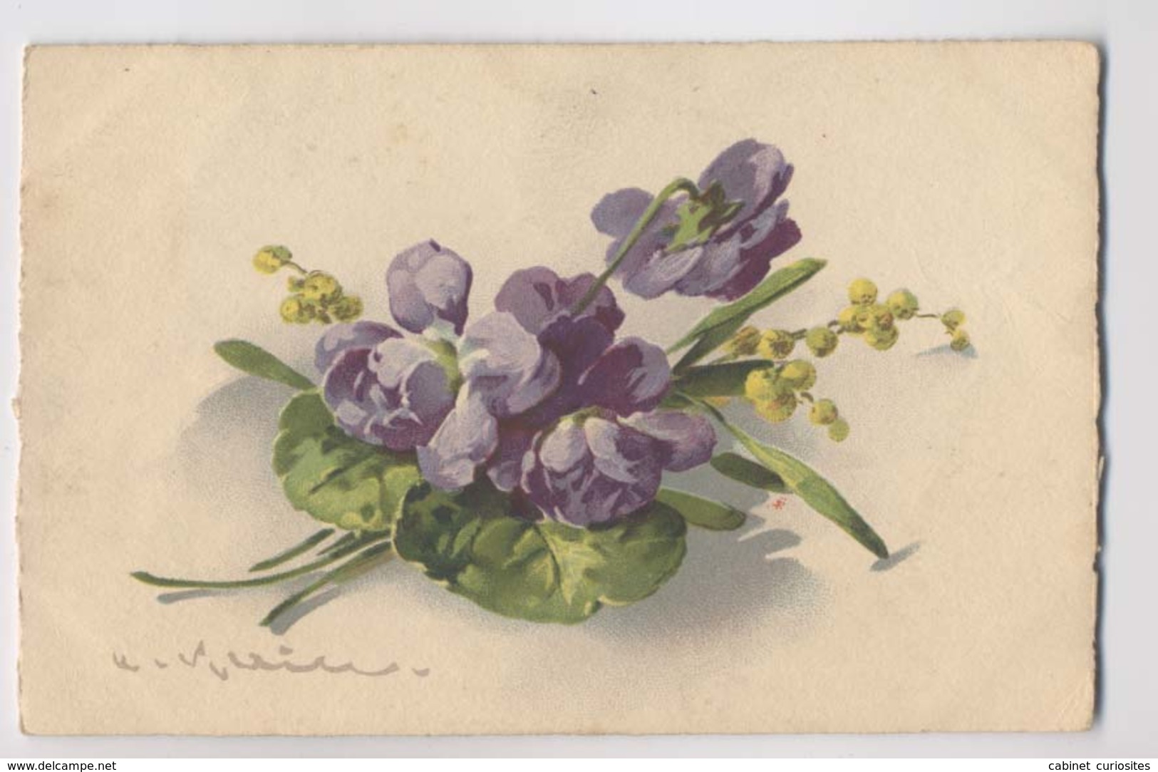 Illustration Signée Catharina KLEIN - Bouquet De Fleurs - Klein, Catharina