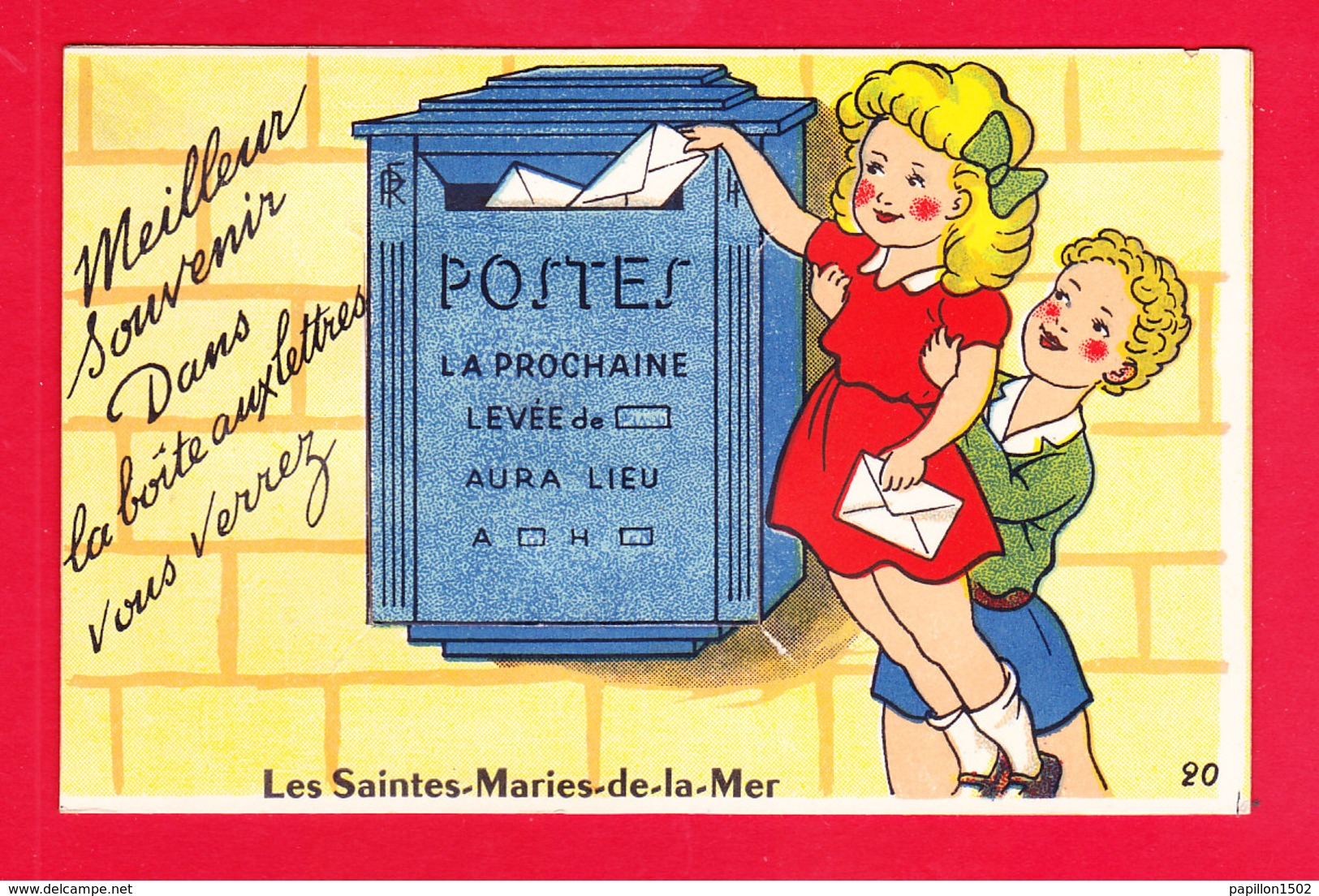 F-13-Saintes Maries De La Mer-13A88 Carte à Système, 10 Petites Vues Dans Une Boîte Aux Lettres - Saintes Maries De La Mer