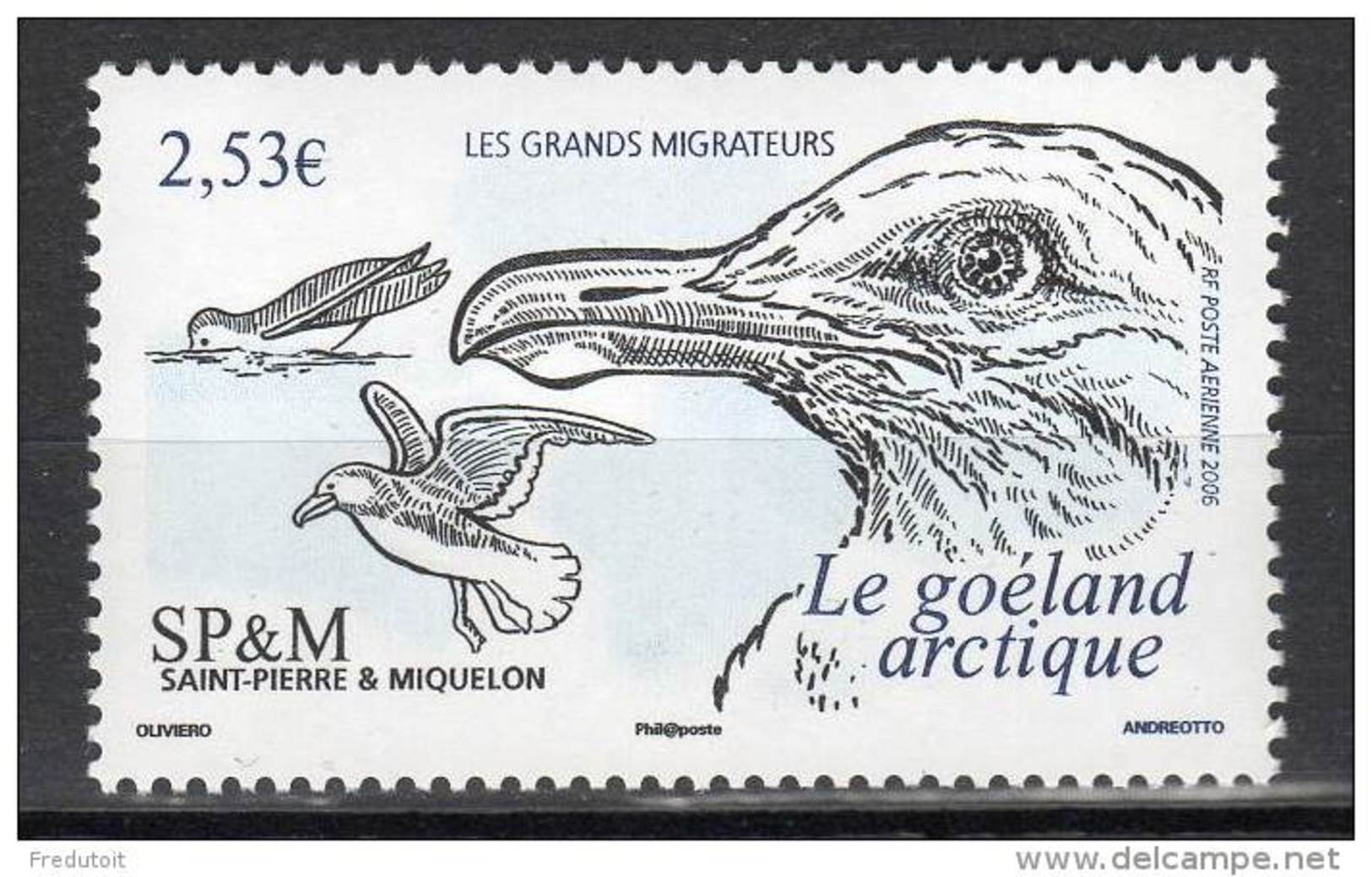 ST PIERRE ET MIQUELON - P.A N° 86 ** (2006) Oiseaux - Neufs