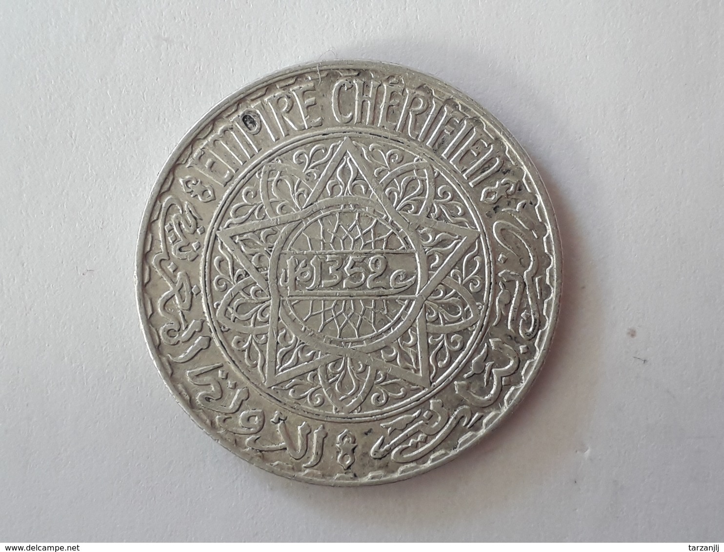 10 Francs Maroc Empire Chérifien 1934 1352 - Maroc