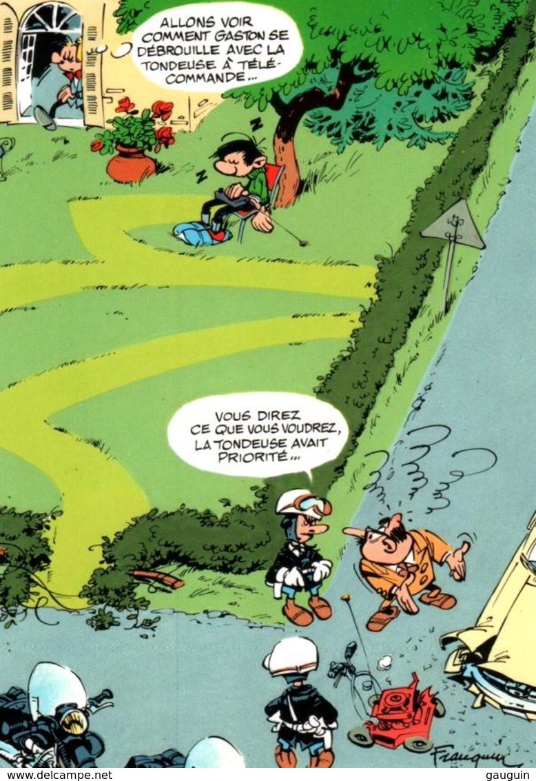 CPM - BD LAGAFFE - FRANQUIN - Dupuis - Edition Dalix - Bandes Dessinées