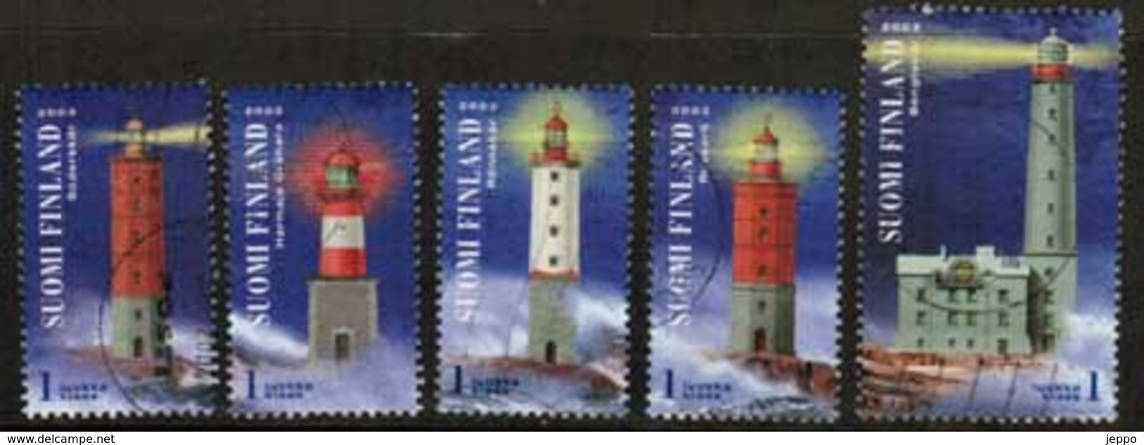 2003 Finland, Lighthouses, Complete Used Used Set. - Used Stamps