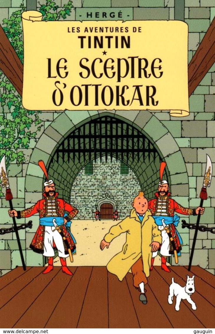 CPM - BD Aventures De TINTIN - Le Sceptre D'Ottokar - HERGE - Edition Moulinsart - Comicfiguren