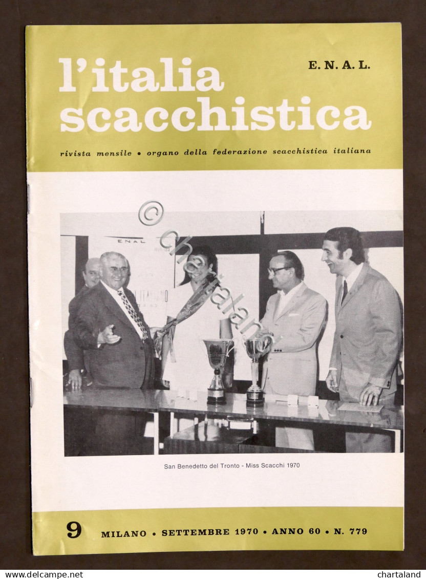 Rivista Scacchi - L' Italia Scacchistica N° 779 - 1970 - Ohne Zuordnung