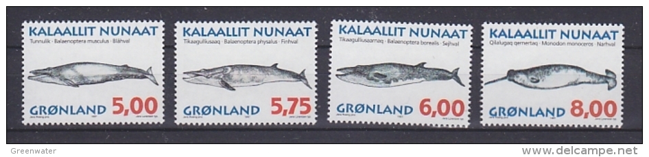 Greenland 1997 Whales 4v ** Mnh (42232) - Ongebruikt
