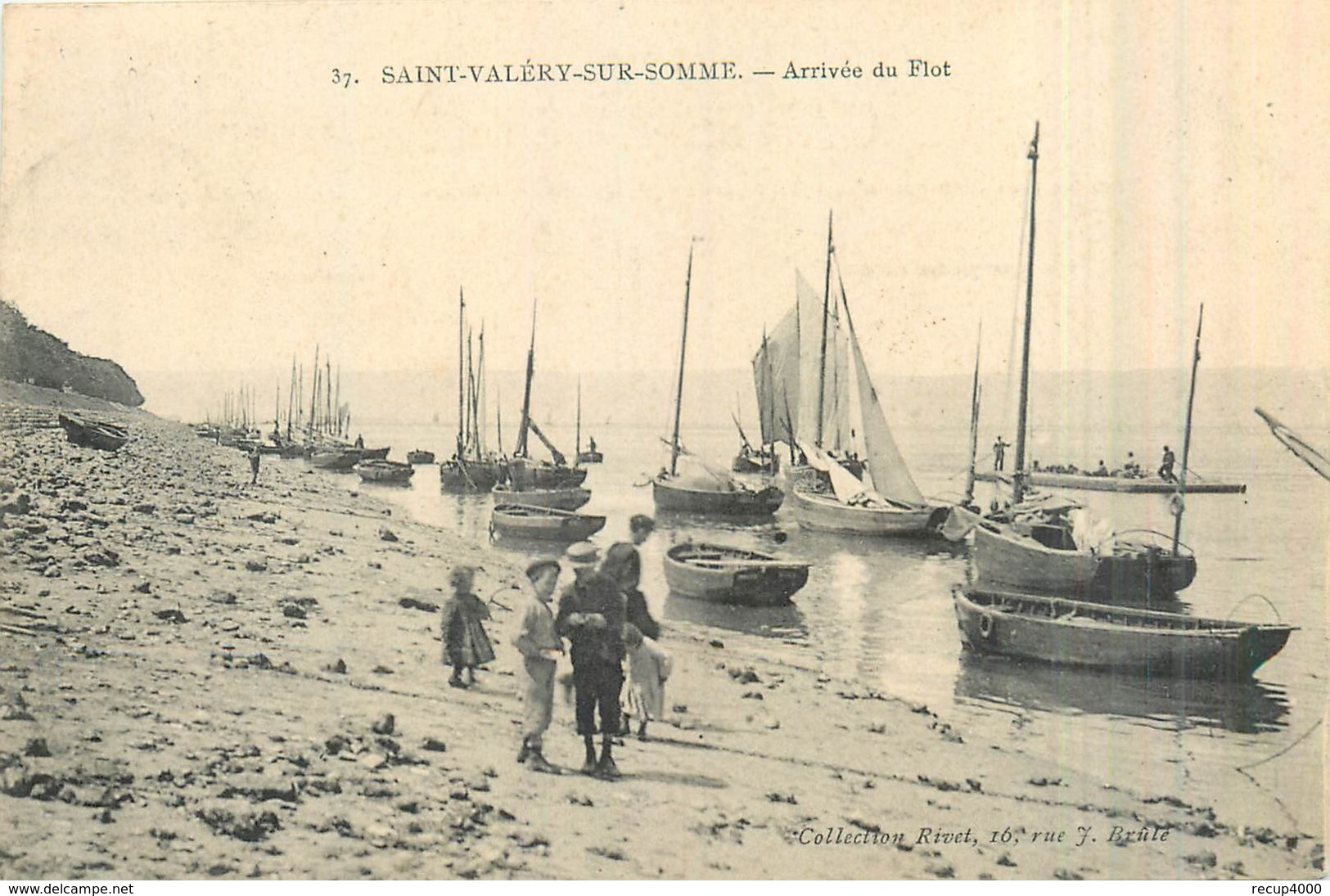 80 SAINT VALERY SUR SOMME  Arrivée Du Flot  2scans - Saint Valery Sur Somme