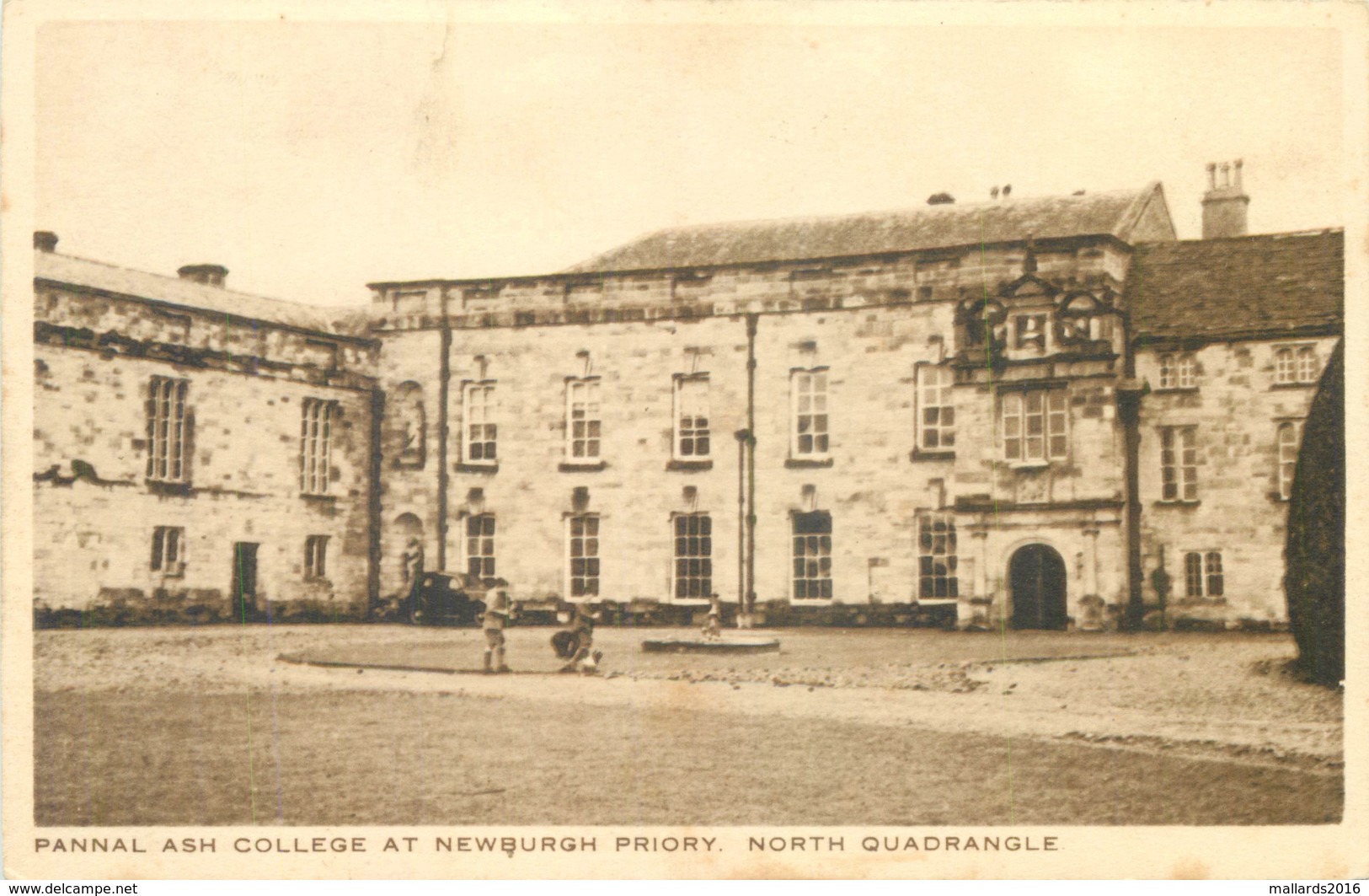 PANNAL ASH COLLEGE NEWBURGH PRIORY NORTH QUADRANGLE ~ AN OLD POSTCARD #90685 - Other & Unclassified