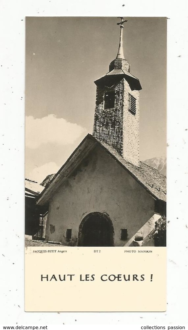 Image Religieuse ,pieuse  , HAUT LES COEURS ! Profession De Foi ,église ST ANDRE DE RUFFEC ,1973 - Images Religieuses