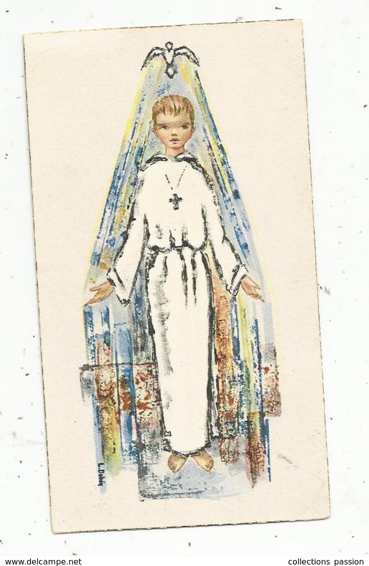 Image Religieuse ,pieuse  , Profession De Foi ,église ST ANDRE DE RUFFEC ,1973 - Devotion Images