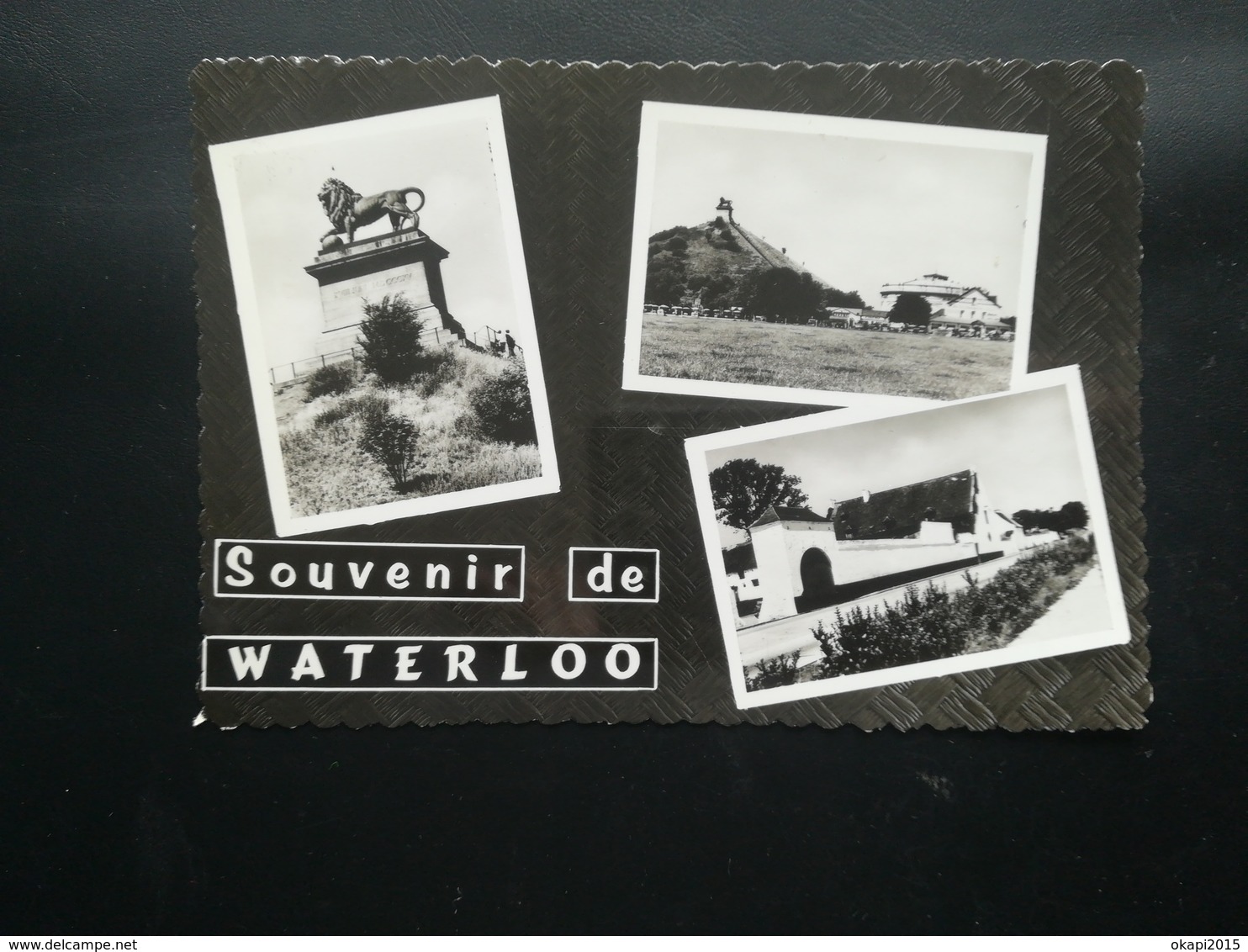 BRAINE - L ' ALLEUD WATERLOO BRABANT WALLON BELGIQUE BUTTE DU LION VOYAGE SCOLAIRE FILLES  14 PHOTOS 2 CARTES POSTALES