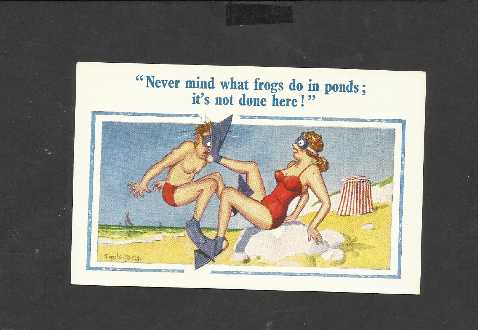 Vintage  Comic New Donald McGill Postcard Unposted - Humour