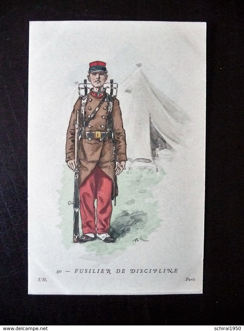 Paris Hergestellt Frankreich Fusilier De Discipline Ca. 1910 ? Sammlungsaufl. - Uniformen