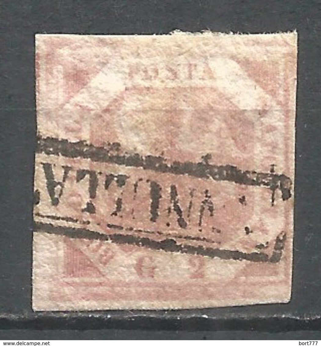 Italy  Naples 1858 Year, Used Stamp , Michel # 3 - Naples