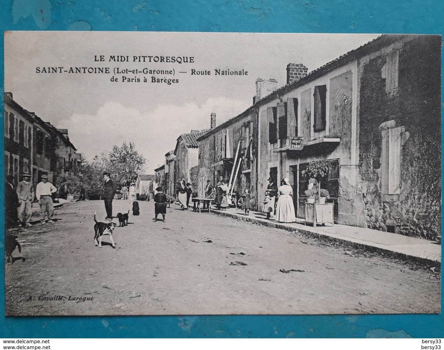 CPA - SAINT-ANTOINE (Lot Et Garonne) - Route Nationale De Paris à Barèges - Autres & Non Classés