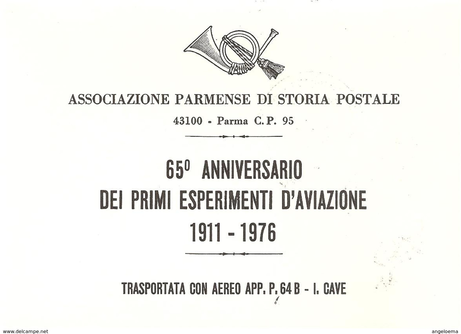 ITALIA - 1976 BOLOGNA, CREMONA, FIRENZE, LA SPEZIA, REGGIO E., SIENA  65° esperimenti aviazione 6 cartoline spec.