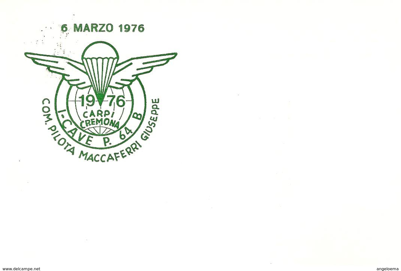 ITALIA - 1976 BOLOGNA, CREMONA, FIRENZE, LA SPEZIA, REGGIO E., SIENA  65° esperimenti aviazione 6 cartoline spec.