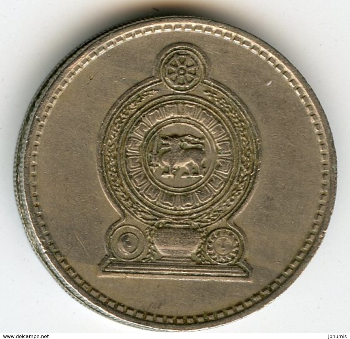 Sri Lanka 50 Cents 1972 KM 135.1 - Sri Lanka