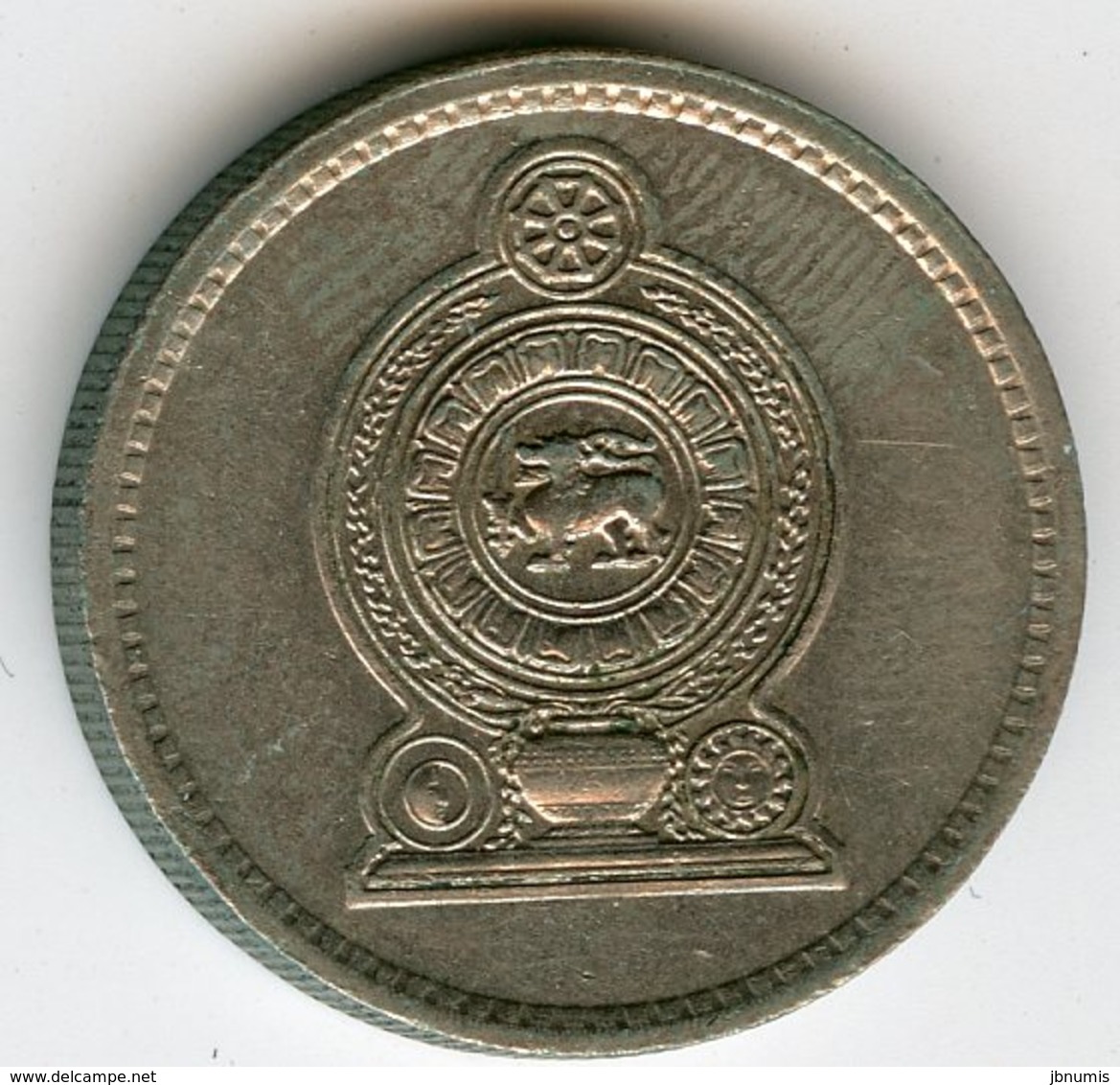 Sri Lanka 50 Cents 1991 KM 135.2 - Sri Lanka