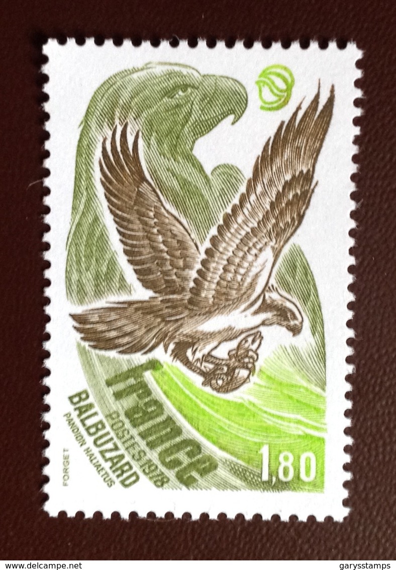 France 1978 Birds Buzzard MNH - Aquile & Rapaci Diurni