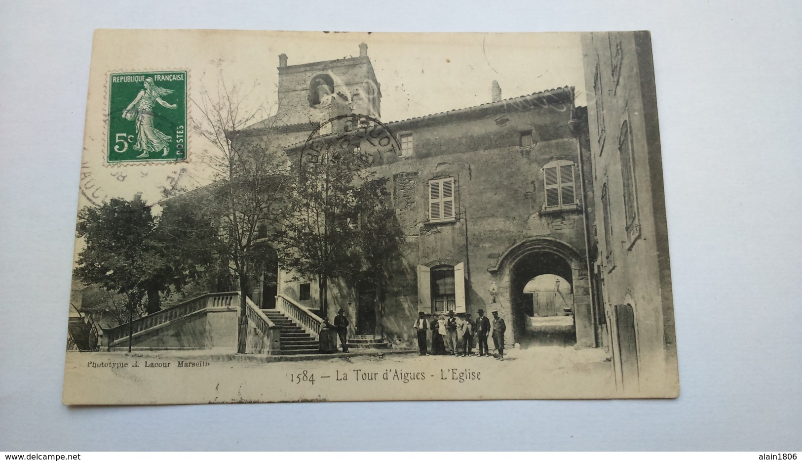 Carte Postale (  P4 ) Ancienne La Tour D Aigues , L église - La Tour D'Aigues