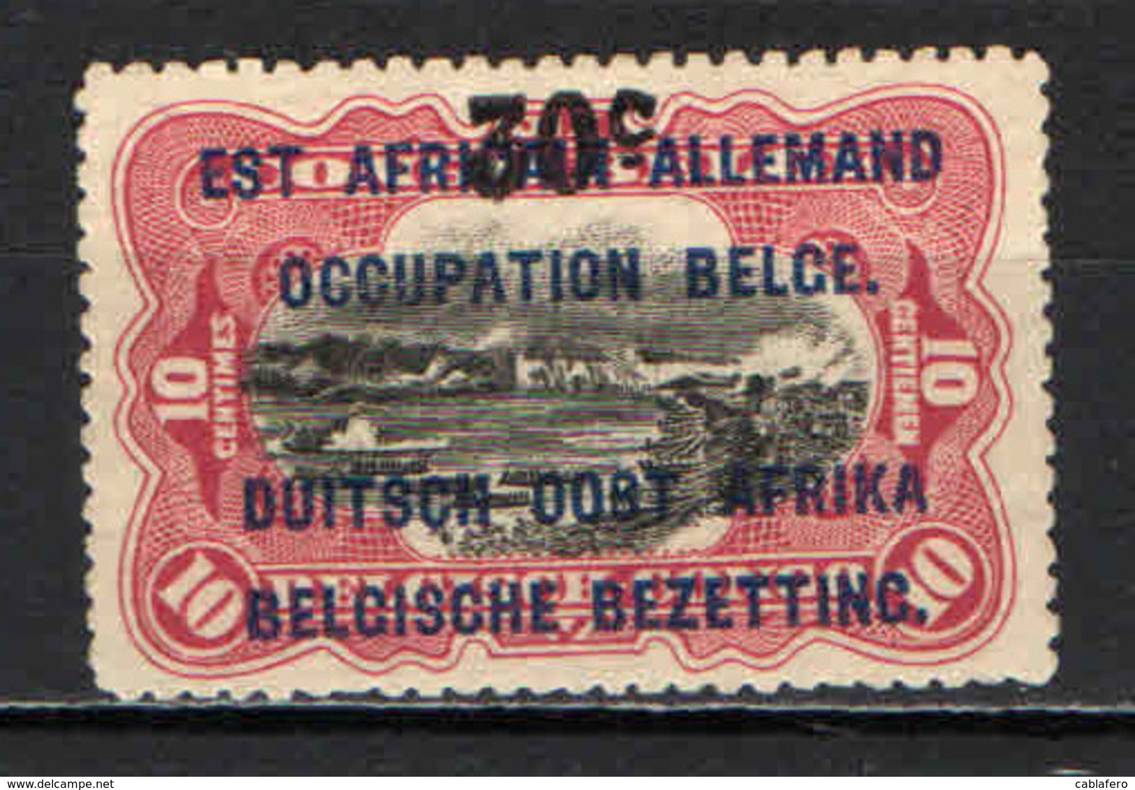 CONGO BELGA - 1922 - OCCUPAZIONE - SENZA GOMMA - Nuovi